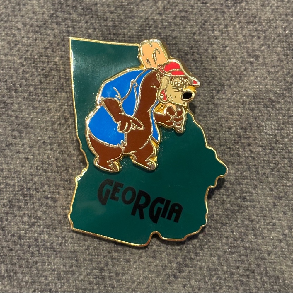 5/$25 Disney Splash Mountain Georgia Bear Enamel Pin
